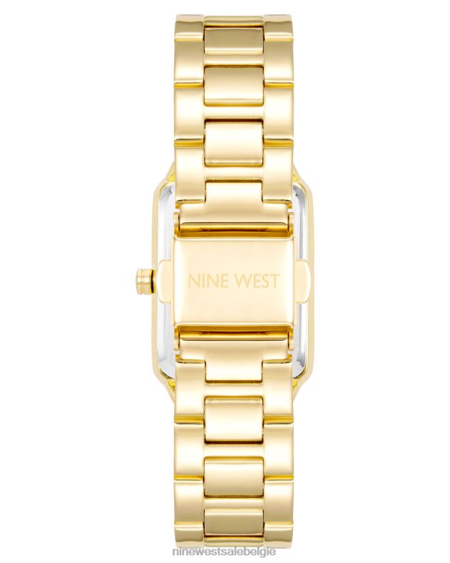 Nine West L48XT2874Armbandhorloge met rechthoekige kast