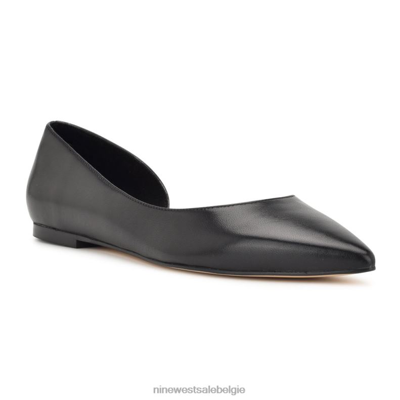 Nine West L48XT2267 zwart leer blaha d'orsay-flats