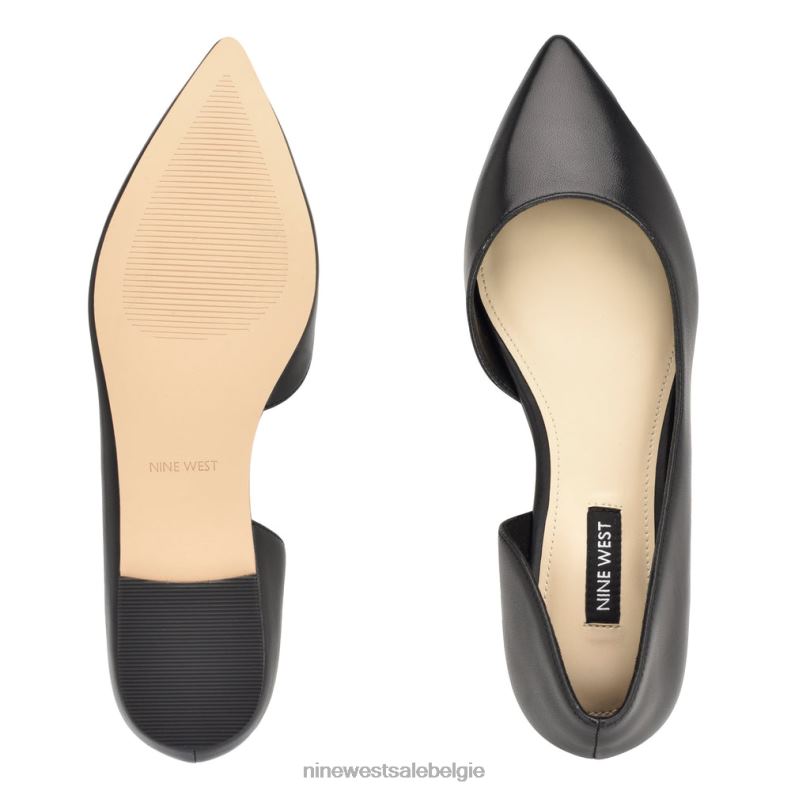 Nine West L48XT2267 zwart leer blaha d'orsay-flats