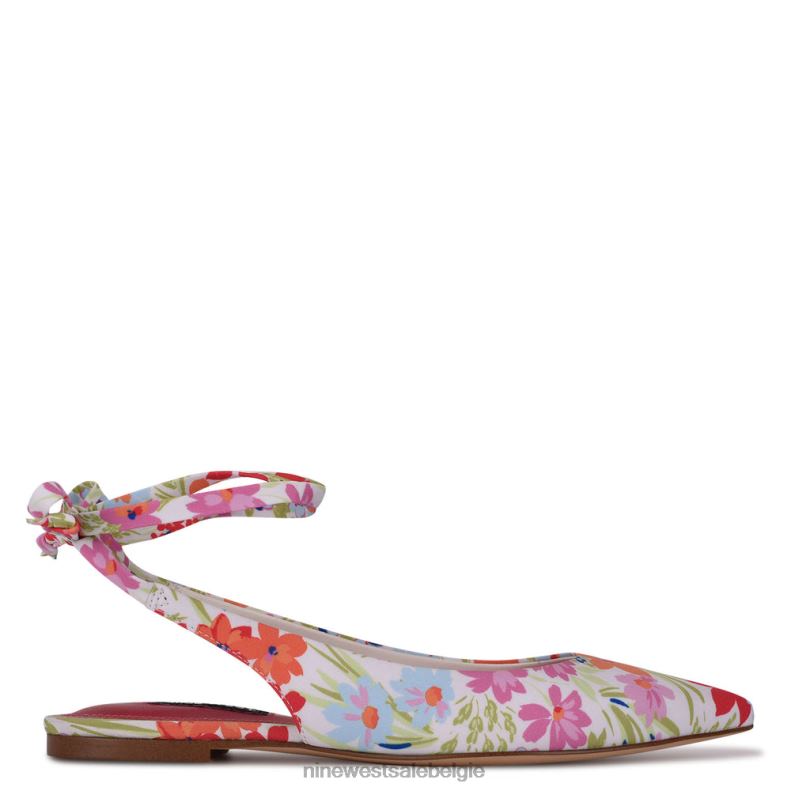 Nine West L48XT1919bop enkelwikkel puntige teenflats