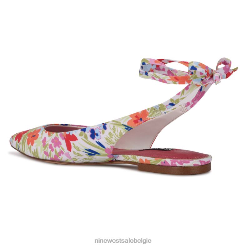 Nine West L48XT1919bop enkelwikkel puntige teenflats