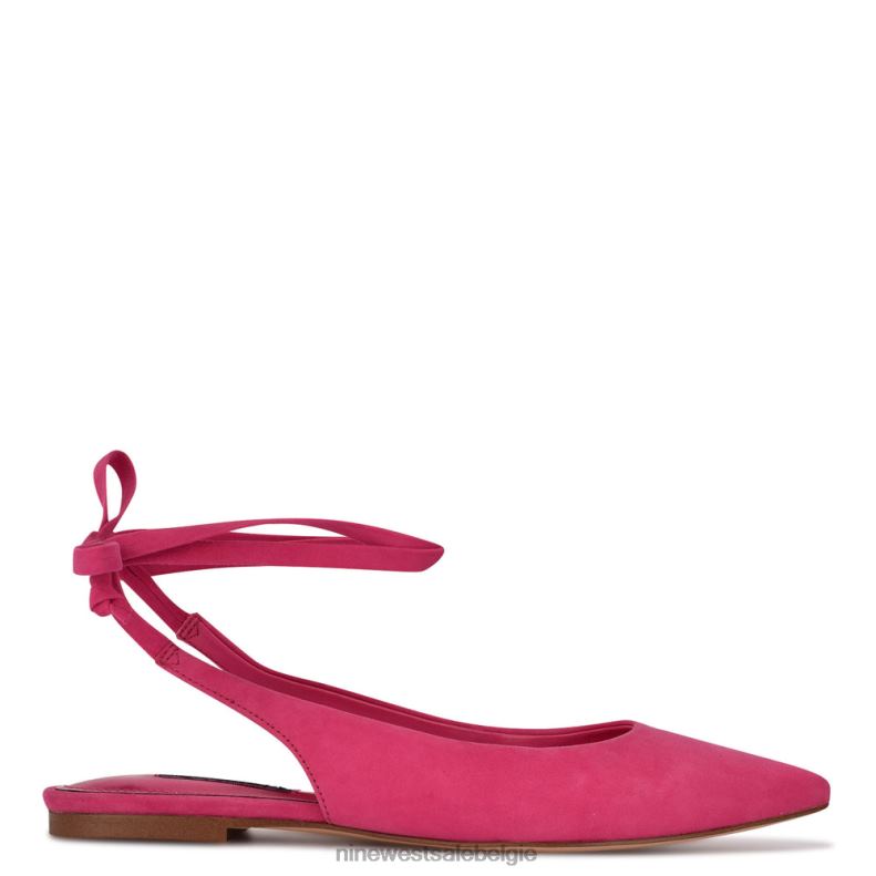 Nine West L48XT1920bop enkelwikkel puntige teenflats