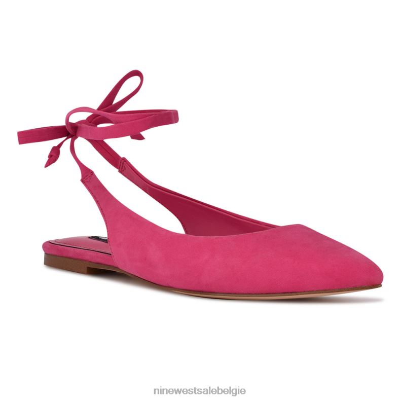 Nine West L48XT1920bop enkelwikkel puntige teenflats