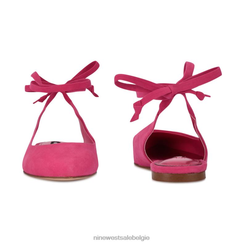 Nine West L48XT1920bop enkelwikkel puntige teenflats