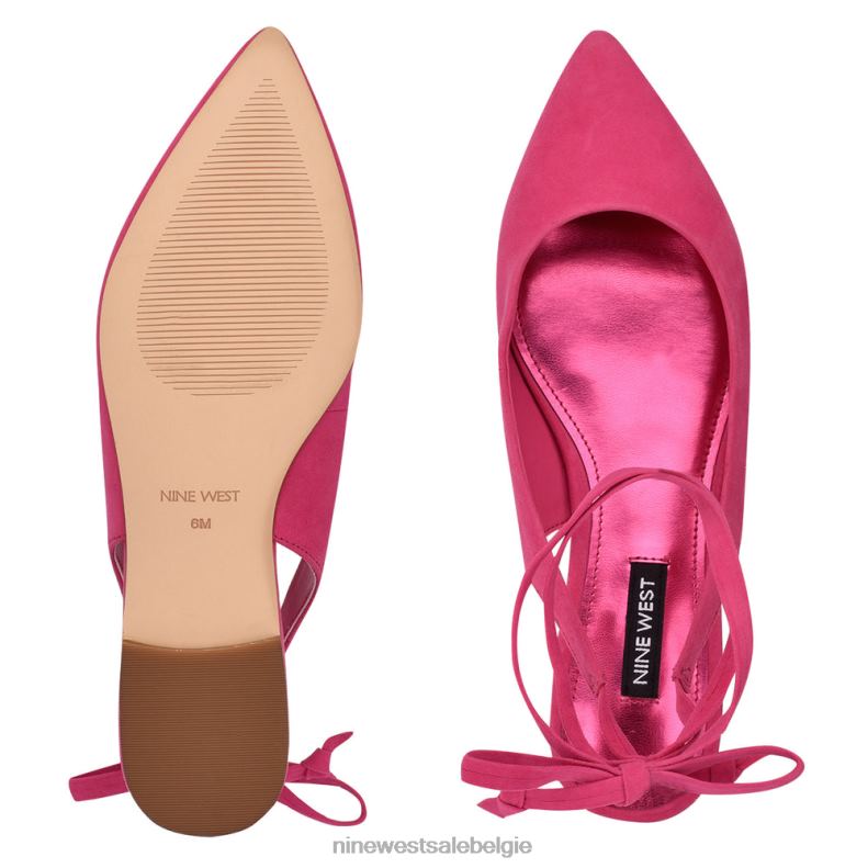 Nine West L48XT1920bop enkelwikkel puntige teenflats