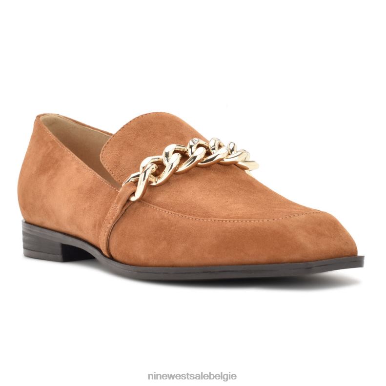 Nine West L48XT2157 cognac suède onxe instaploafers