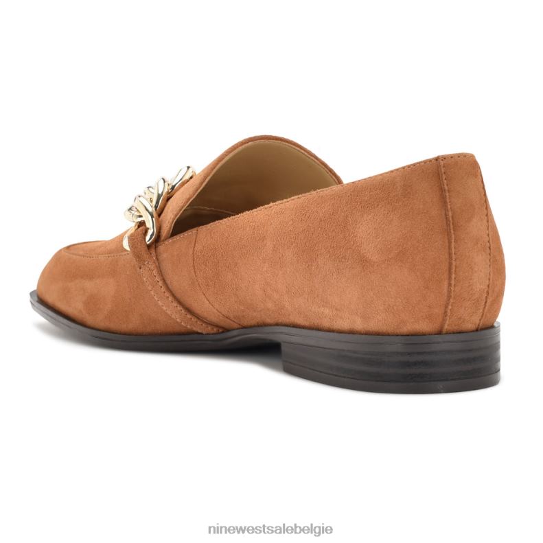 Nine West L48XT2157 cognac suède onxe instaploafers