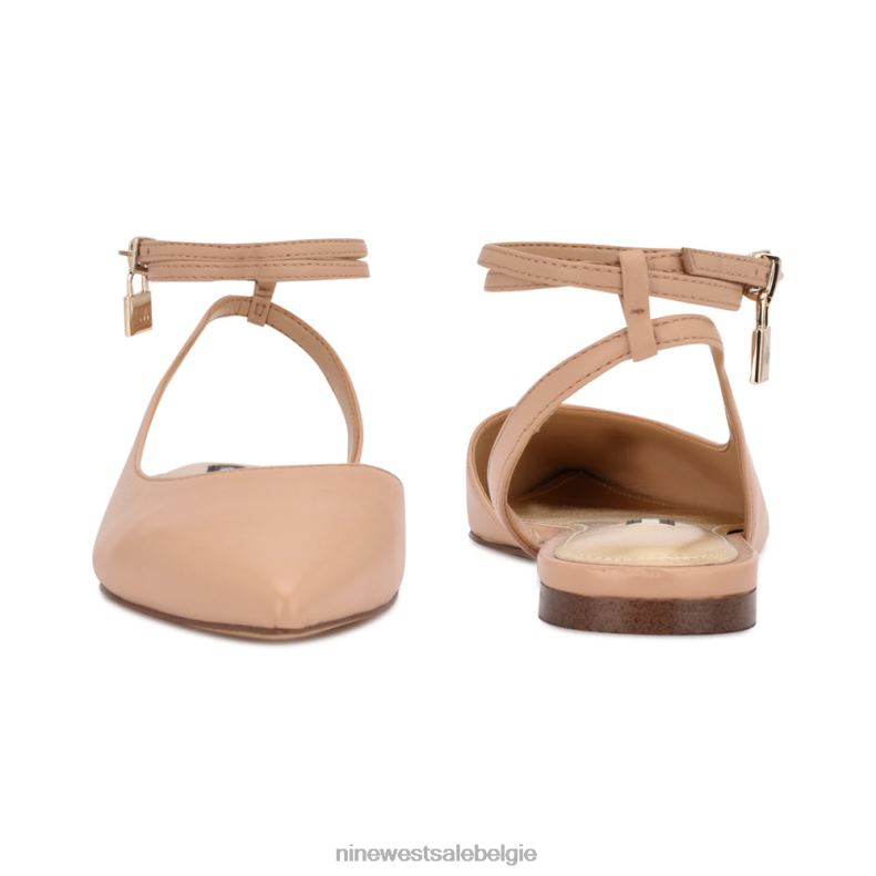 Nine West L48XT2211 warm blozen leer baria puntige teenflats