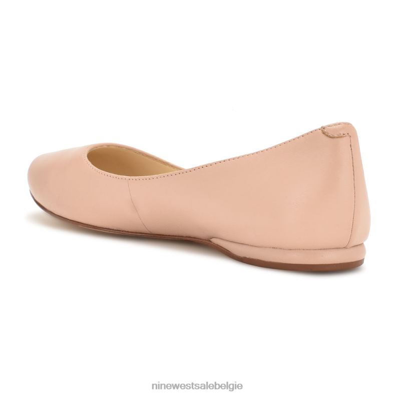 Nine West L48XT2230 licht natuurlijk leer speakup amandelteenflats