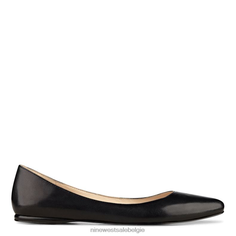 Nine West L48XT2361 zwart leer speakup amandelteenflats