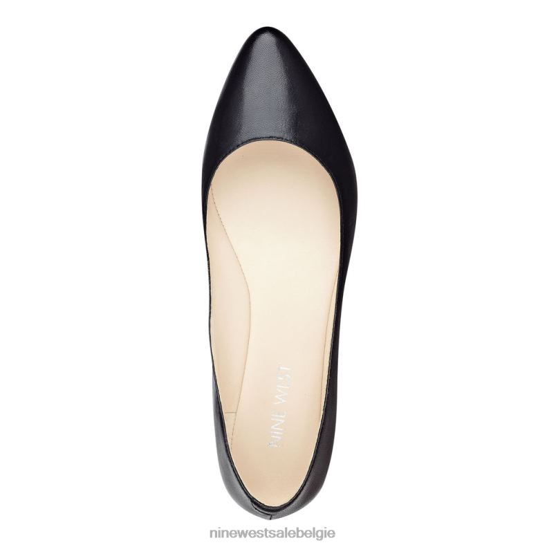 Nine West L48XT2361 zwart leer speakup amandelteenflats