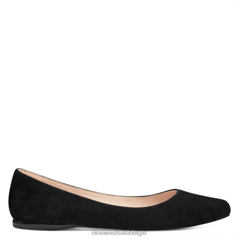 Nine West L48XT2380 zwart suède speakup amandelteenflats