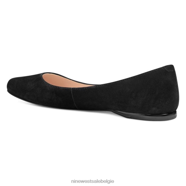 Nine West L48XT2380 zwart suède speakup amandelteenflats