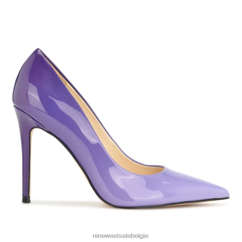 Nine West L48XT1253 paars ombre patent frisse pumps met puntige neus