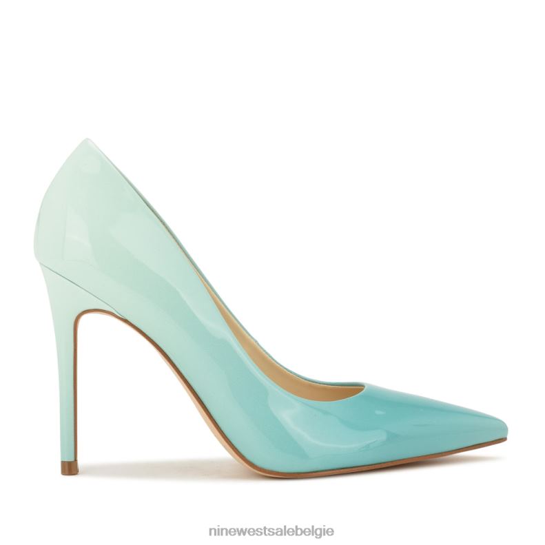 Nine West L48XT1254 blauw ombre patent frisse pumps met puntige neus