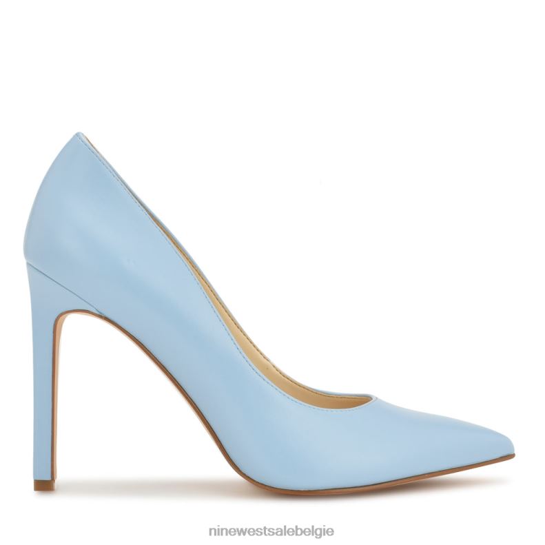 Nine West L48XT1258 babyblauw Tatiana pumps met puntige neus