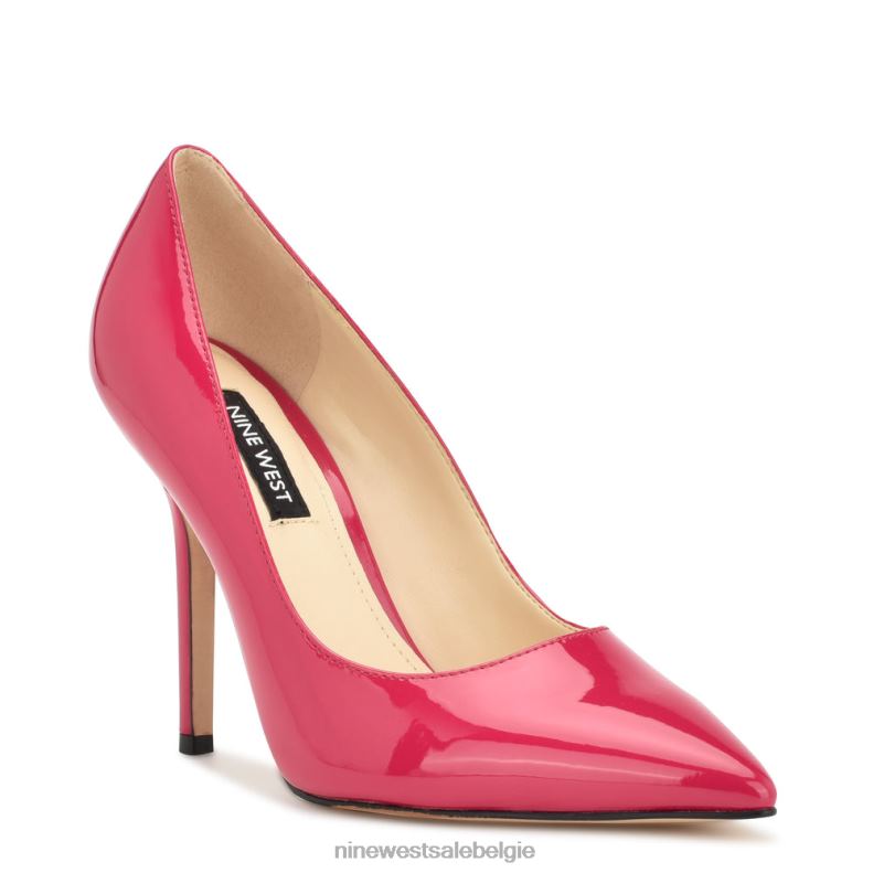 Nine West L48XT1261 magenta patent bliss puntige teenpumps