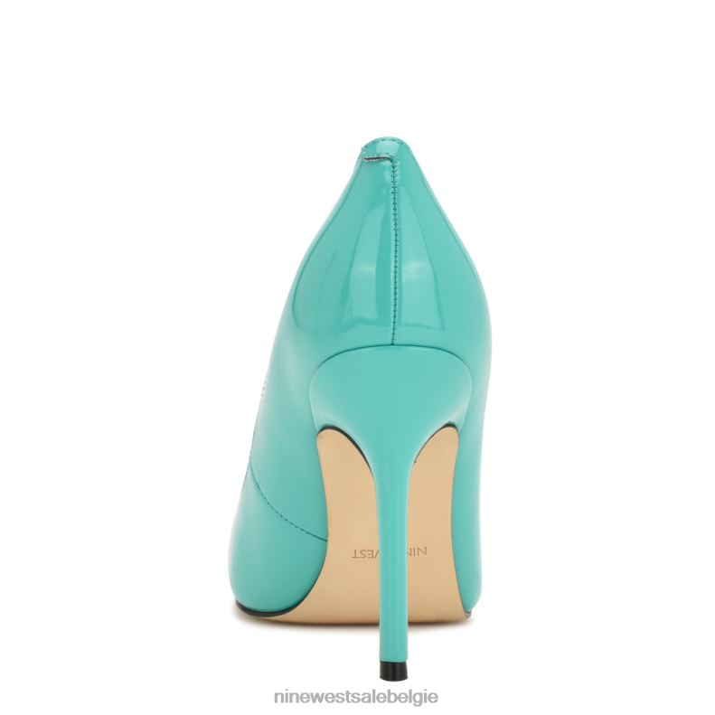 Nine West L48XT1262 lichtblauwblauw lakleer bliss puntige teenpumps