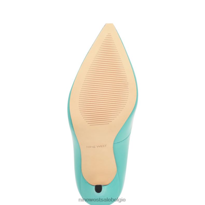 Nine West L48XT1262 lichtblauwblauw lakleer bliss puntige teenpumps