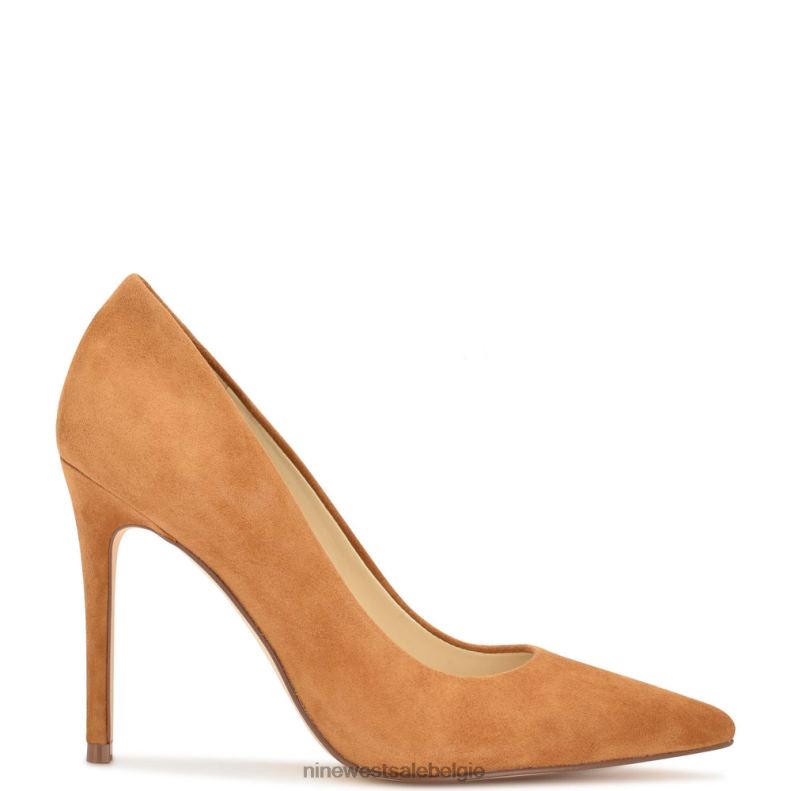 Nine West L48XT1323 donker natuurlijk suède frisse pumps met puntige neus