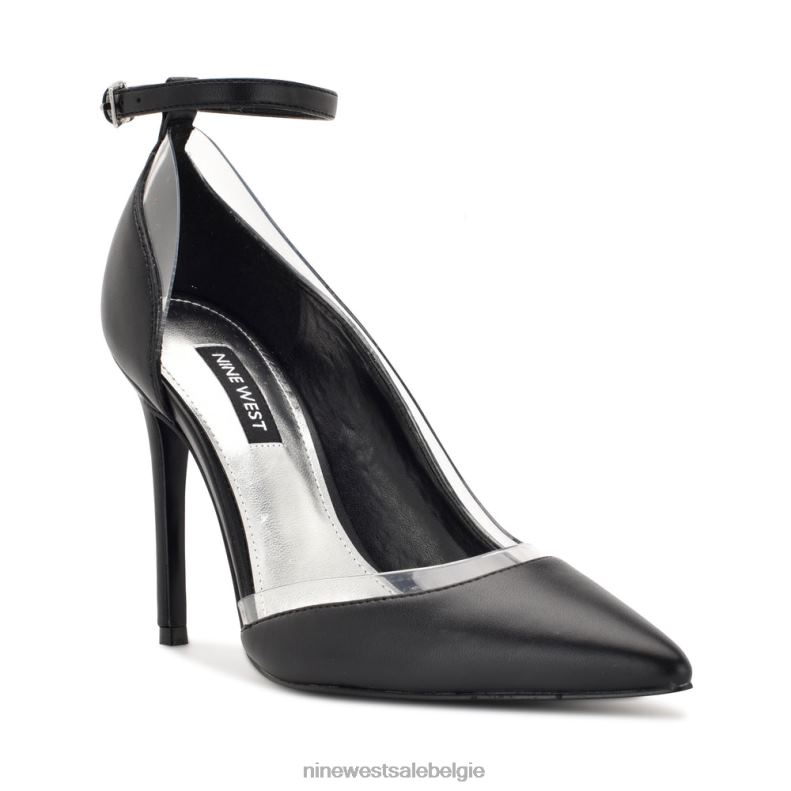 Nine West L48XT1337 zwart Freze pumps met enkelbandjes