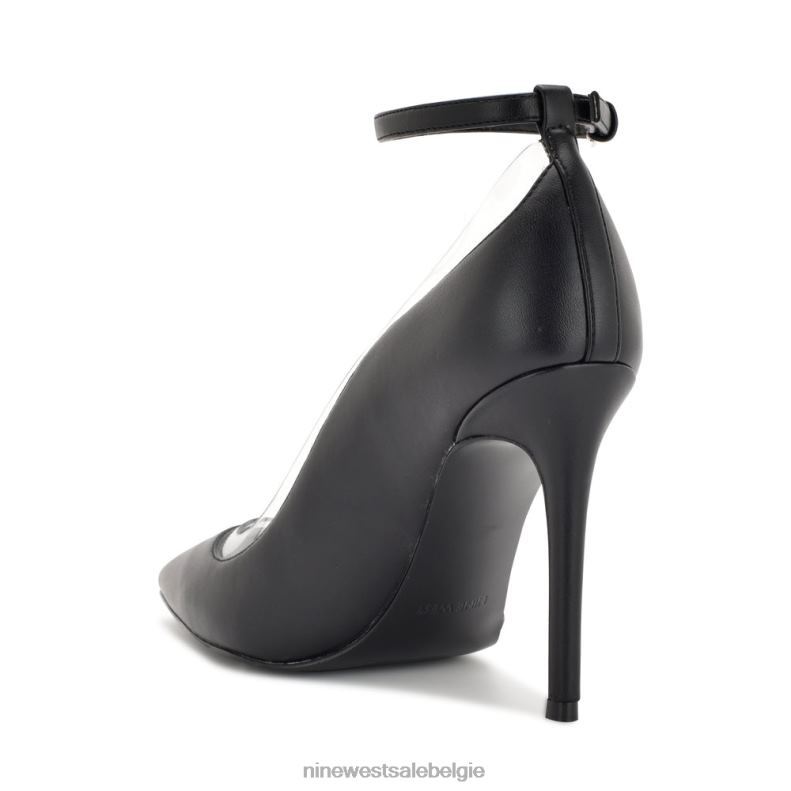 Nine West L48XT1337 zwart Freze pumps met enkelbandjes