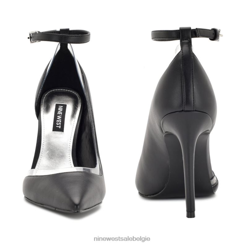 Nine West L48XT1337 zwart Freze pumps met enkelbandjes