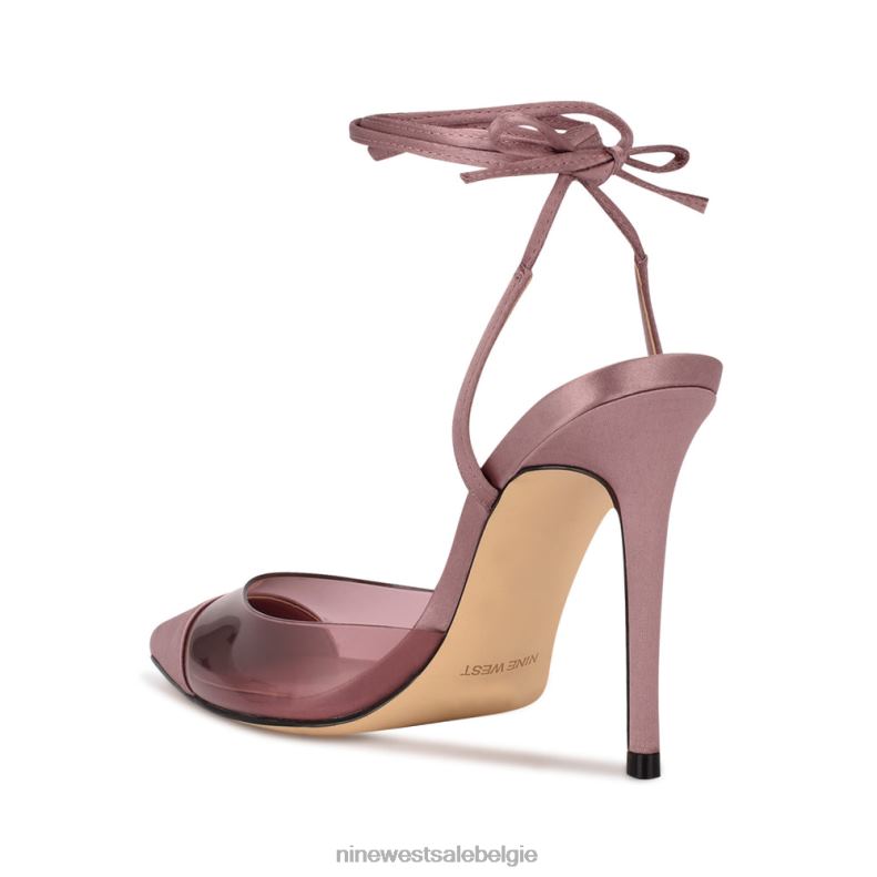 Nine West L48XT1361 roze/helder meest ferme enkelbandpompen