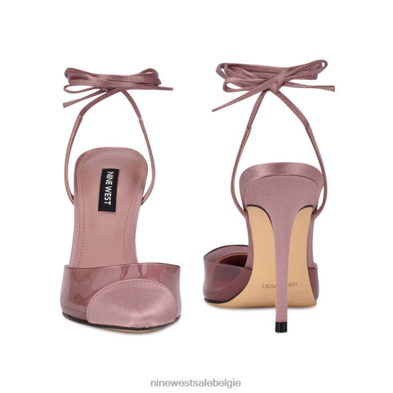 Nine West L48XT1361 roze/helder meest ferme enkelbandpompen