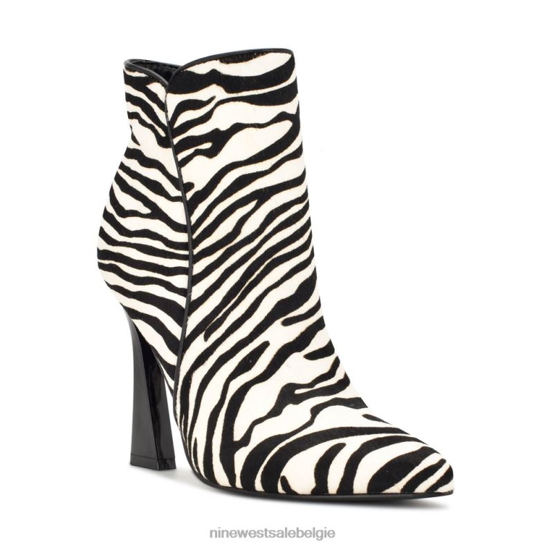 Nine West L48XT1510 zebra haarkalf torrie jurk laarsjes