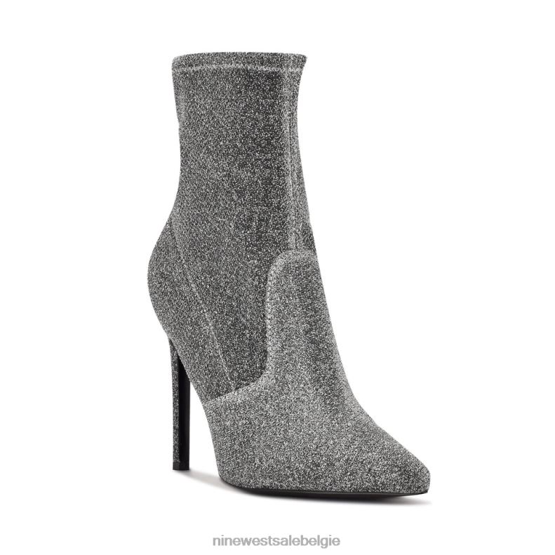 Nine West L48XT1536 tin metaalachtig teoy jurk laarsjes