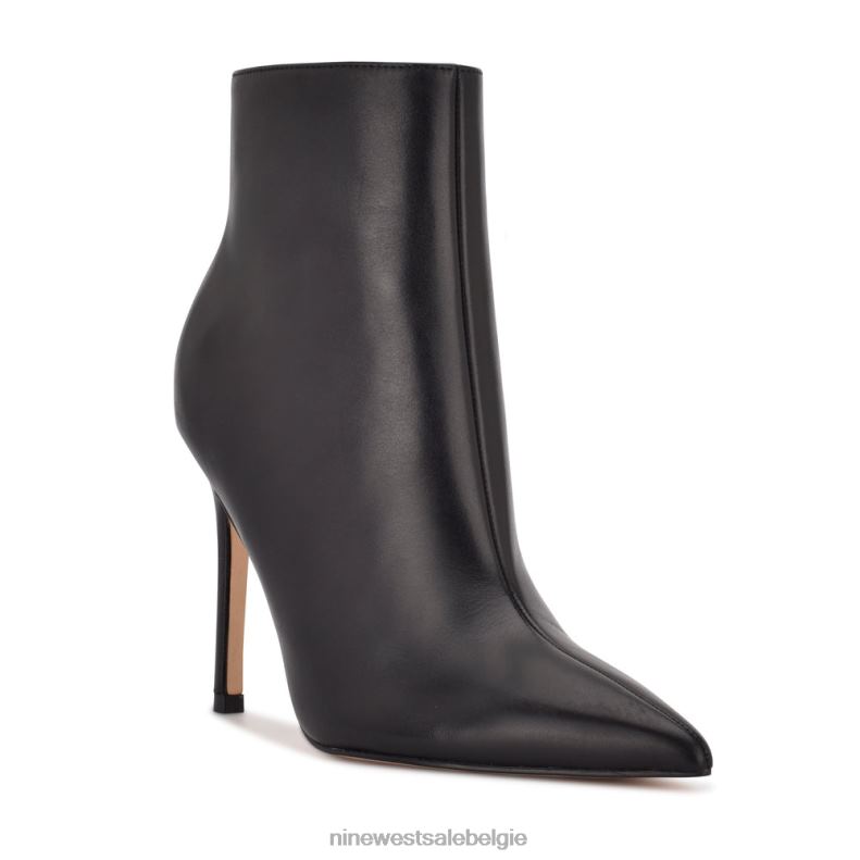 Nine West L48XT1640 zwart leer Farrah jurk laarsjes