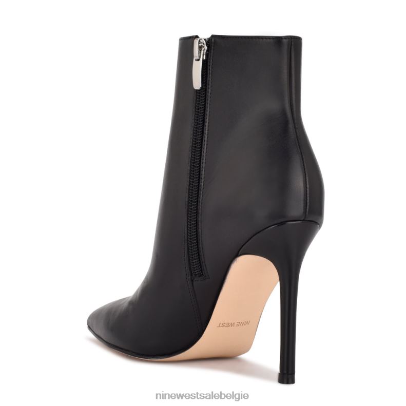 Nine West L48XT1640 zwart leer Farrah jurk laarsjes