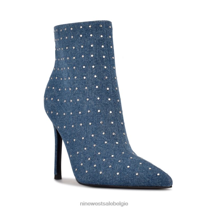 Nine West L48XT1658 denim met studs Farrah jurk laarsjes