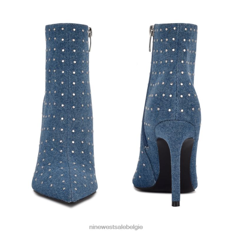 Nine West L48XT1658 denim met studs Farrah jurk laarsjes