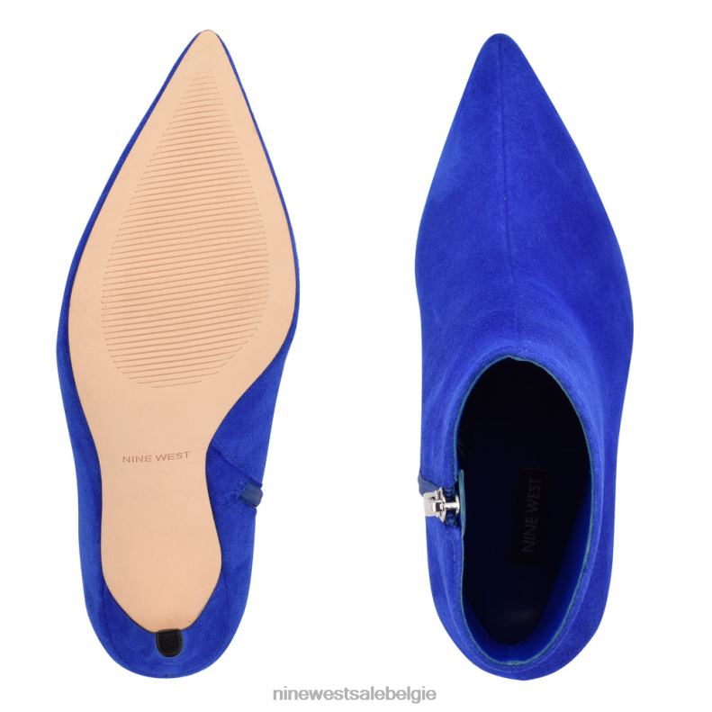 Nine West L48XT1686 blauw suède Farrah jurk laarsjes