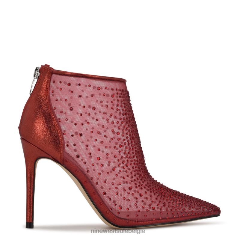 Nine West L48XT1694 rood voorlopig jurk laarsjes