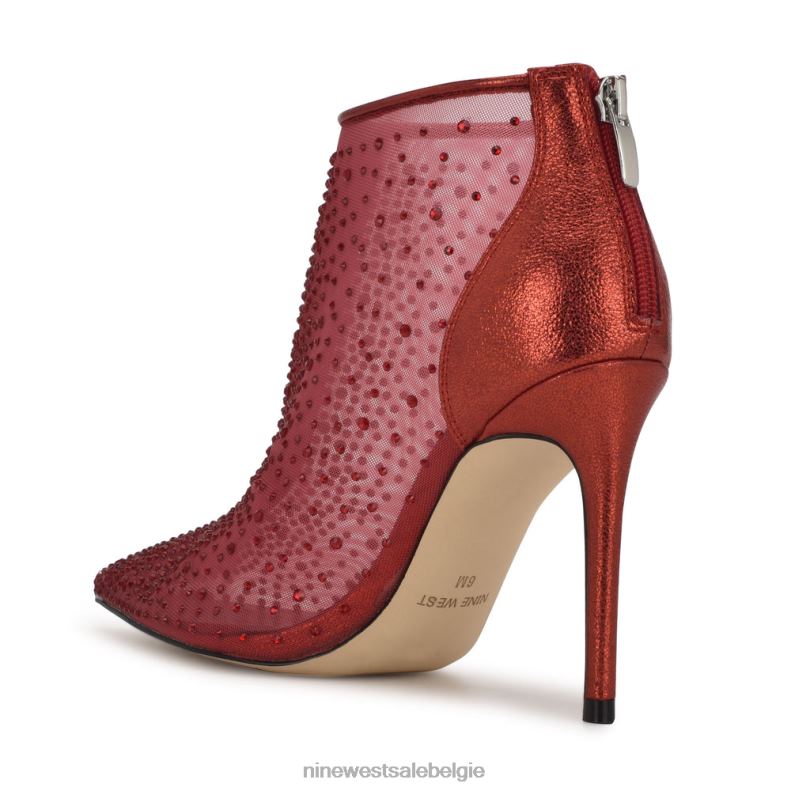 Nine West L48XT1694 rood voorlopig jurk laarsjes