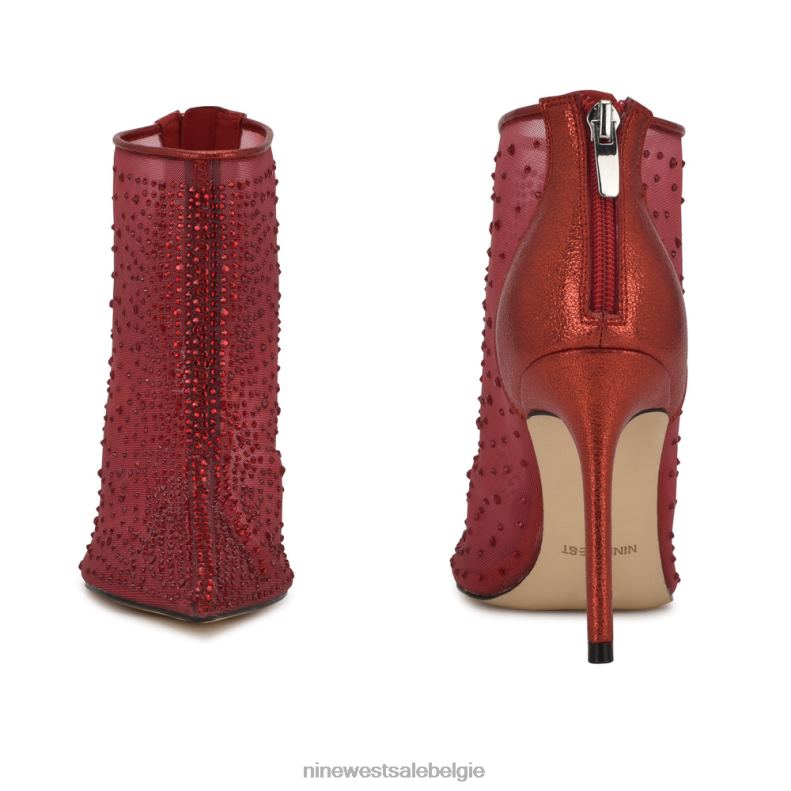 Nine West L48XT1694 rood voorlopig jurk laarsjes