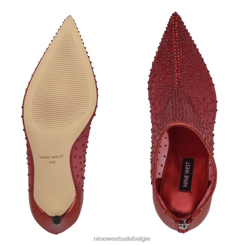 Nine West L48XT1694 rood voorlopig jurk laarsjes