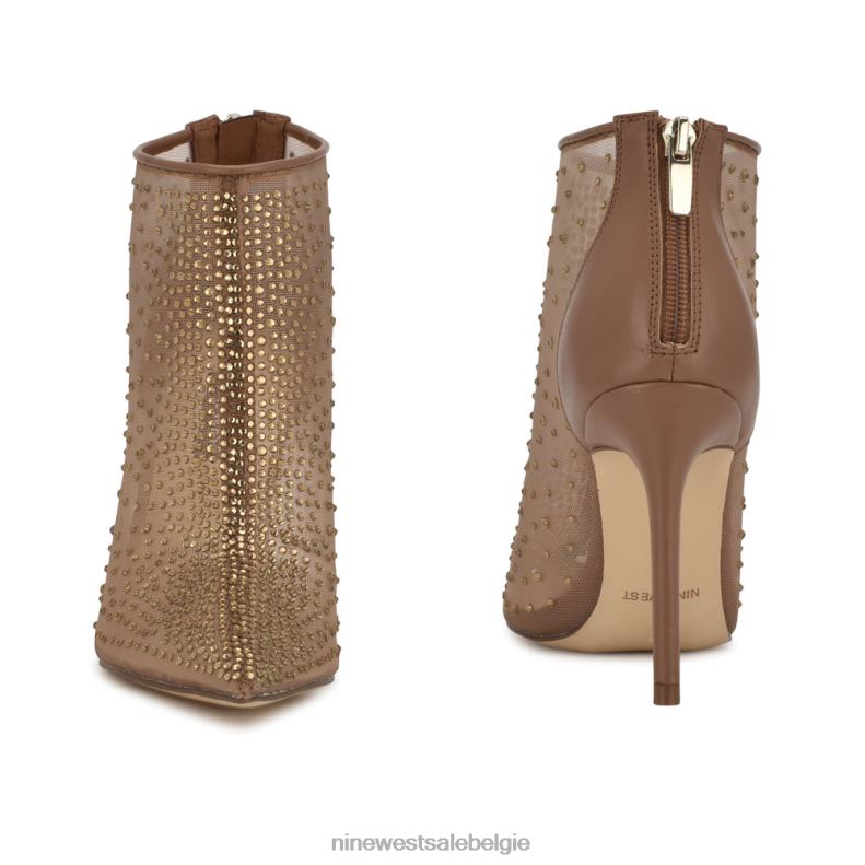 Nine West L48XT1696 lichtbruin voorlopig jurk laarsjes