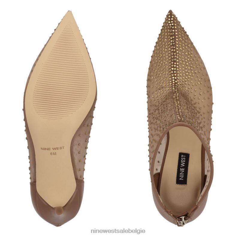 Nine West L48XT1696 lichtbruin voorlopig jurk laarsjes