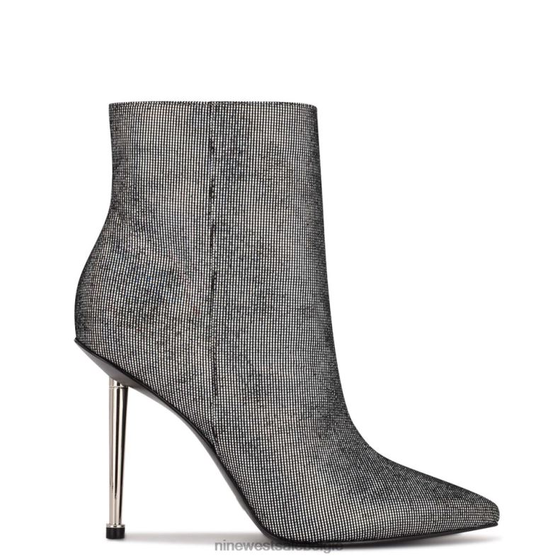 Nine West L48XT1861 zilveren holografisch nette laarsjes proberen