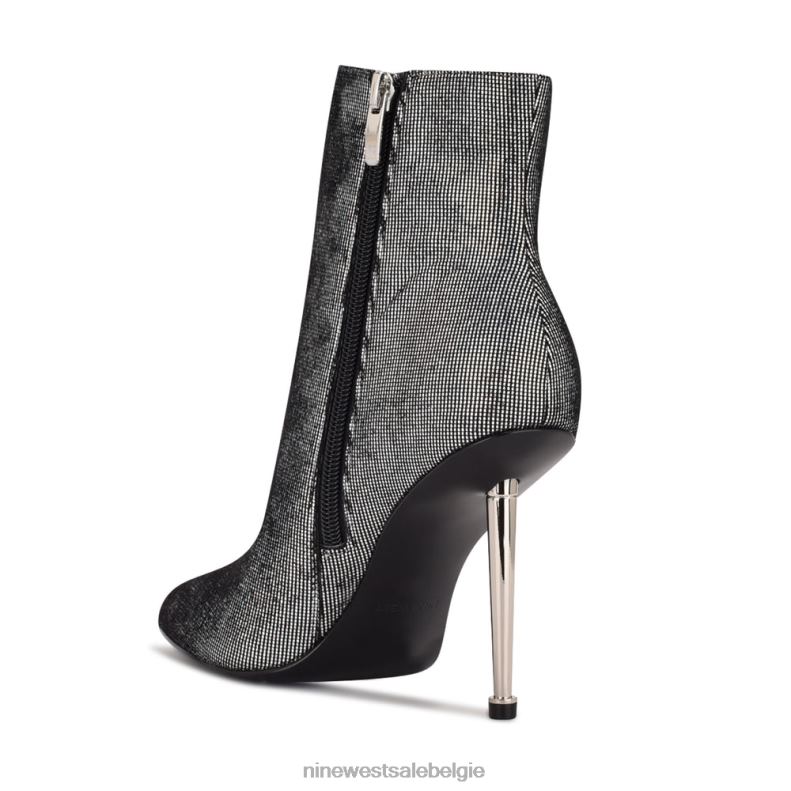 Nine West L48XT1861 zilveren holografisch nette laarsjes proberen