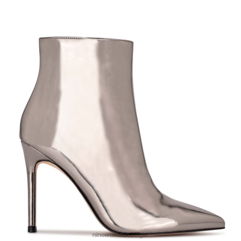 Nine West L48XT1886 tinnen spiegel metallic Farrah jurk laarsjes