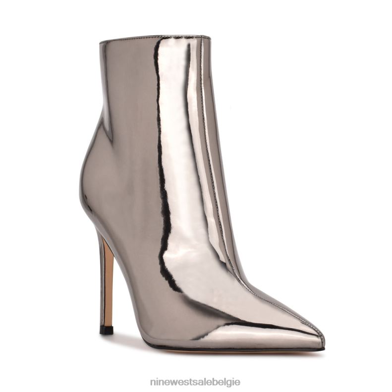 Nine West L48XT1886 tinnen spiegel metallic Farrah jurk laarsjes