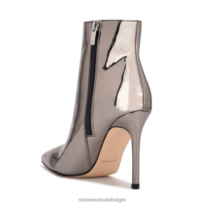 Nine West L48XT1886 tinnen spiegel metallic Farrah jurk laarsjes