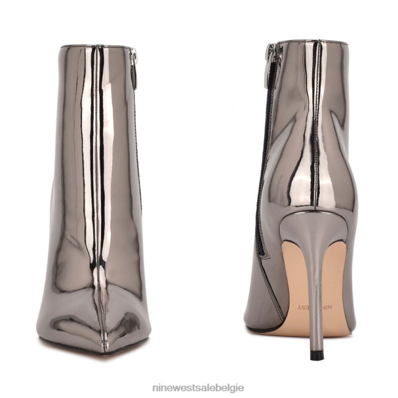 Nine West L48XT1886 tinnen spiegel metallic Farrah jurk laarsjes