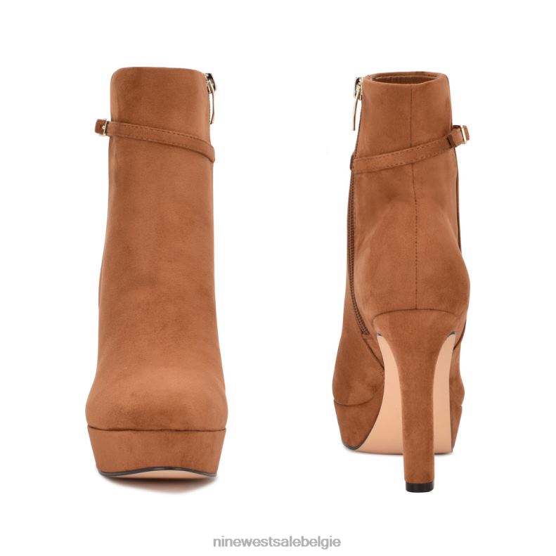 Nine West L48XT2929 bruin suède gripe jurk laarsjes