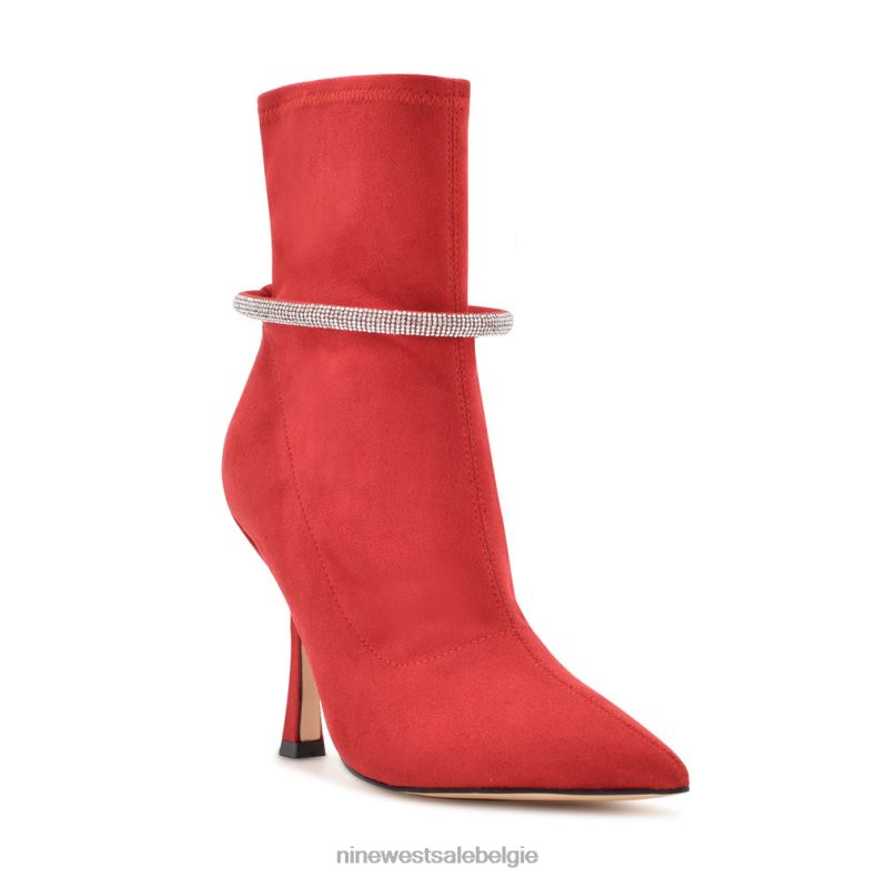 Nine West L48XT2939 rood suède Ferba jurk laarsjes